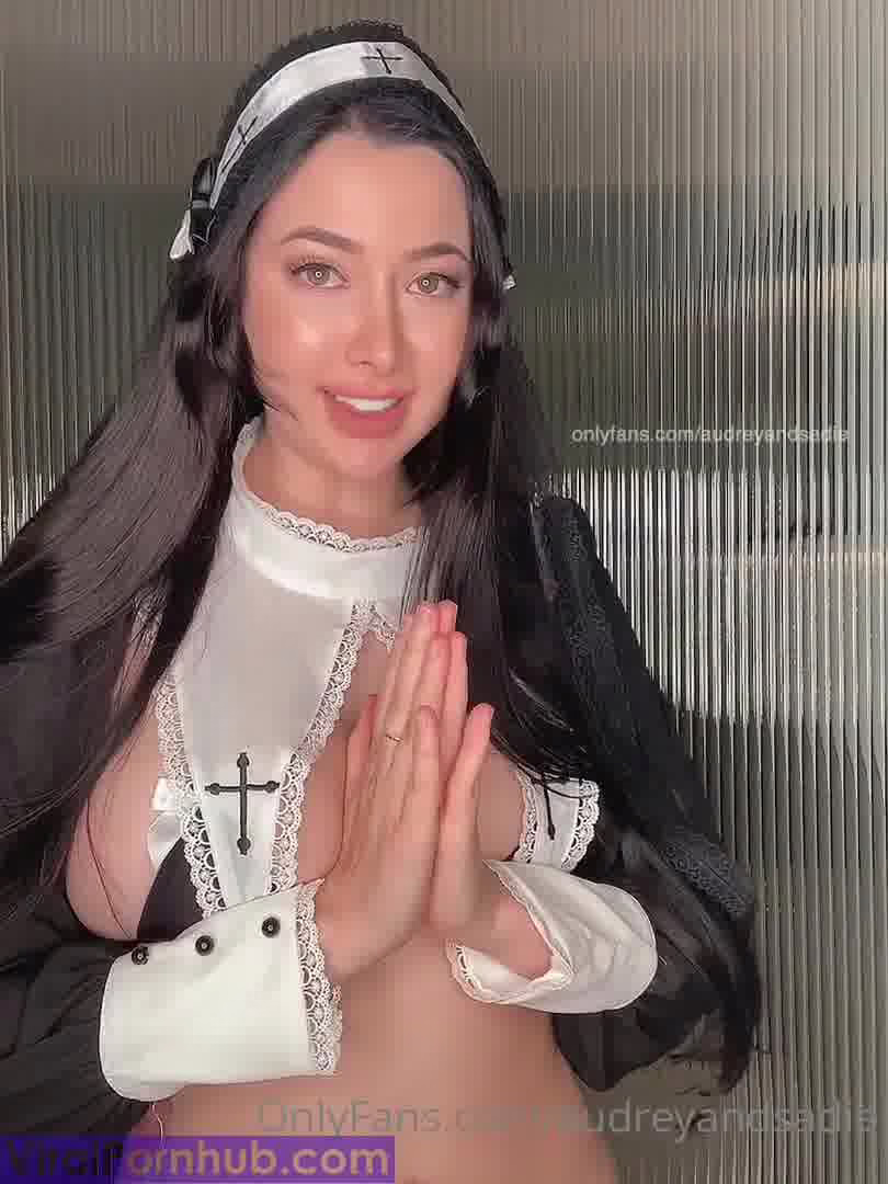Watch Audreyandsadie Sexy Nun Praying For Sins And Rubbing PussyHard Onlyfans