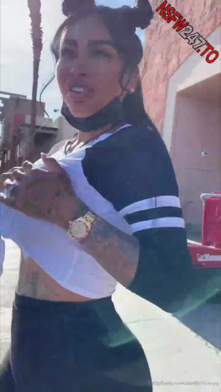 Watch Brittanya Razavi playing public show parking Video Leak
