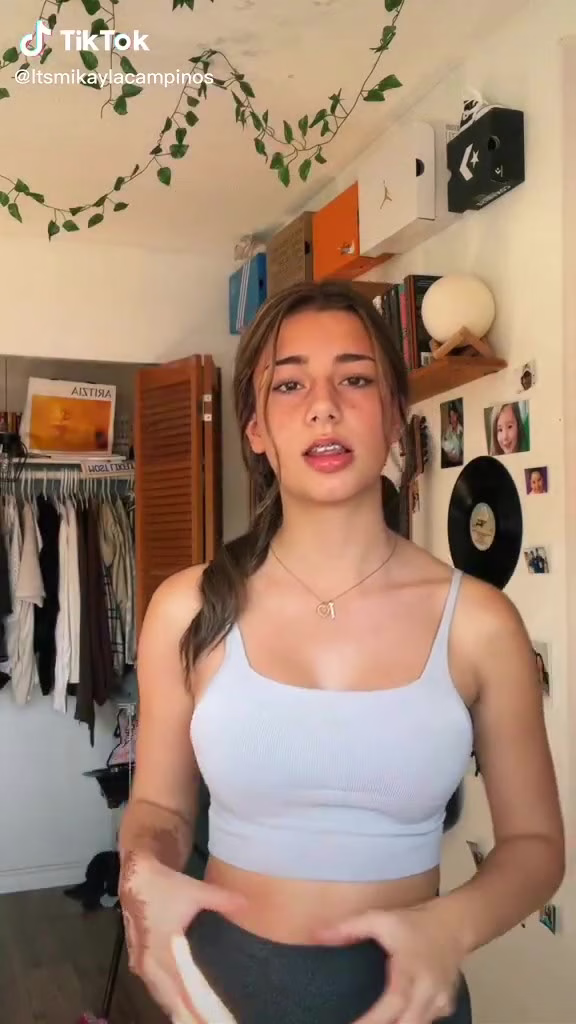 Watch Mikayla Campinos like a dog