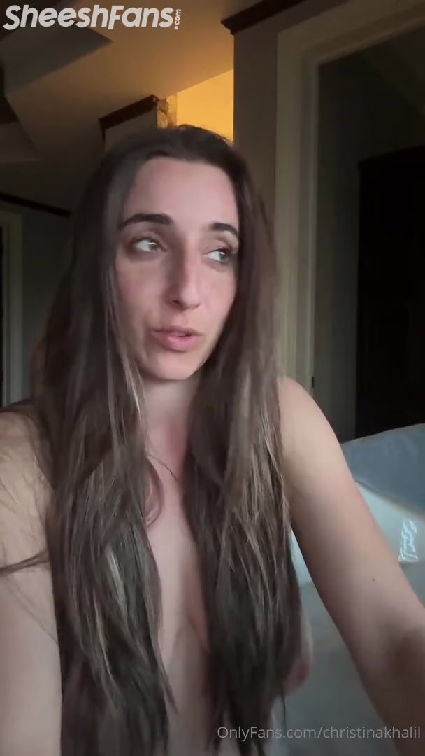 Watch Christina Khalil In Bathtub Talking With Her Nipples Out Leak Onlyfans Video