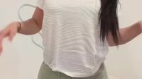 Watch Kawaii Sofey Messi Jersey Strip Tease