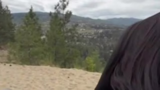 Catsara Gets A Mouth Cumshot In The Mountains
