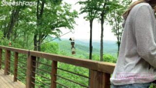 Imamberhahn Strips Nude Early Morning Outdoor on the Deck