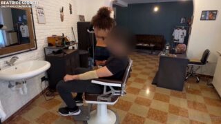 Beatrice Segreti Fucks Her Customer In Barber Shop