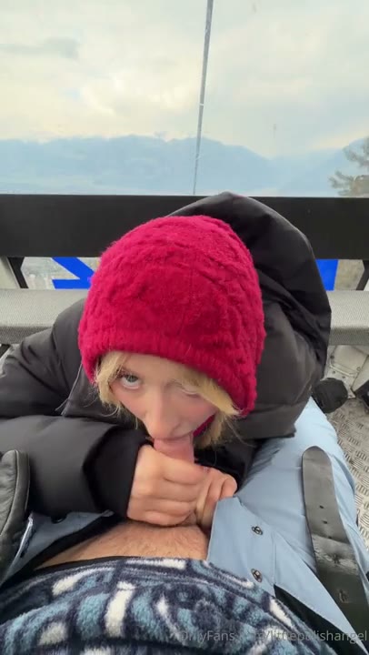 Watch Lena Polanski OnlyFans Leaked – Risky BJ In The Aerial Tramway