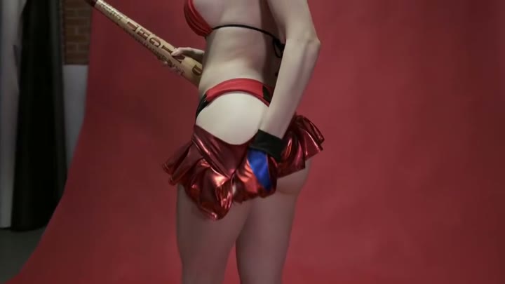 Watch Amouranth Harley Quinn Cosplay ASMR OnlyFans Video Leaked